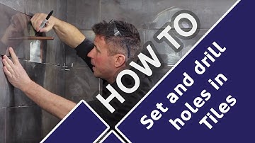 How to Cut Tiles around Pipes and Drill Holes in Bathrooms & Toilets | Tutorial feat. Craig Phillips