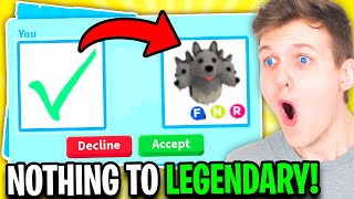 Can We Beat The NOTHING TO LEGENDARY TRADING CHALLENGE In Roblox ADOPT ME!? (IMPOSSIBLE DIFFICULTY!)