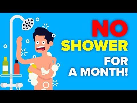 I Didn't Shower For a Month and This Is What Happened - Challenge