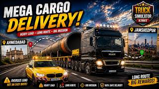 MEGA CARGO DELIVERY! 🚛 Ahmedabad to Jamshedpur | Heavy Cargo Mission | Truck Simulator Ultimate screenshot 3