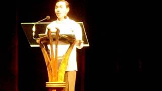 Hasanain Juaini Acceptance Speech - 2011 Ramon Magsaysay Awards