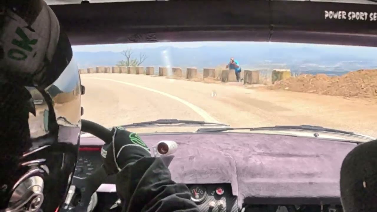 41o TER Rally Fthiotidos ss2 Ypath Driver A. Grigoropoulos codriver I. Agelis Peugeot 205