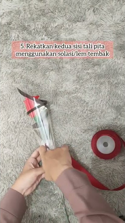 Tutorial Pendek Bikin Single Felt Rose 🌹| Hadiah Murah, Mudah dan Simple