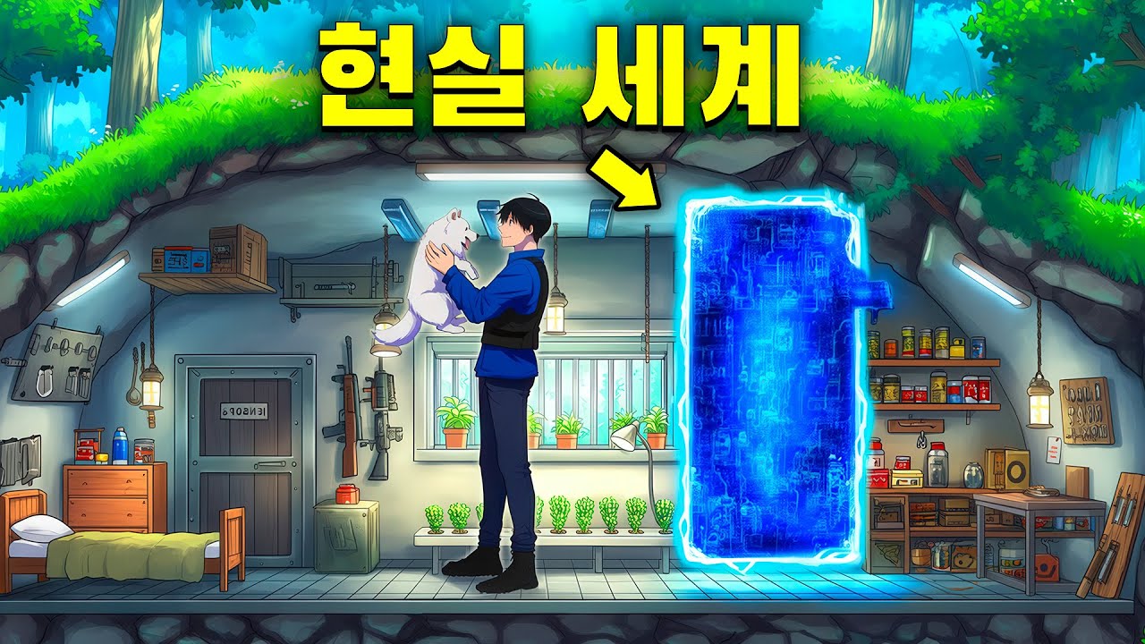 지구에 종말이 오기 전에 그는 이세계에 쉼터를 건설한다! - 만화 리캡