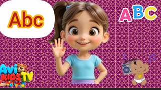 ABC Song for Kids | Learn Alphabet with Fun Voice | A to Z Rhyme by Avi Kids TV