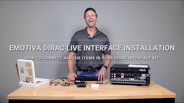 Emotiva Dirac Live Interface Installation