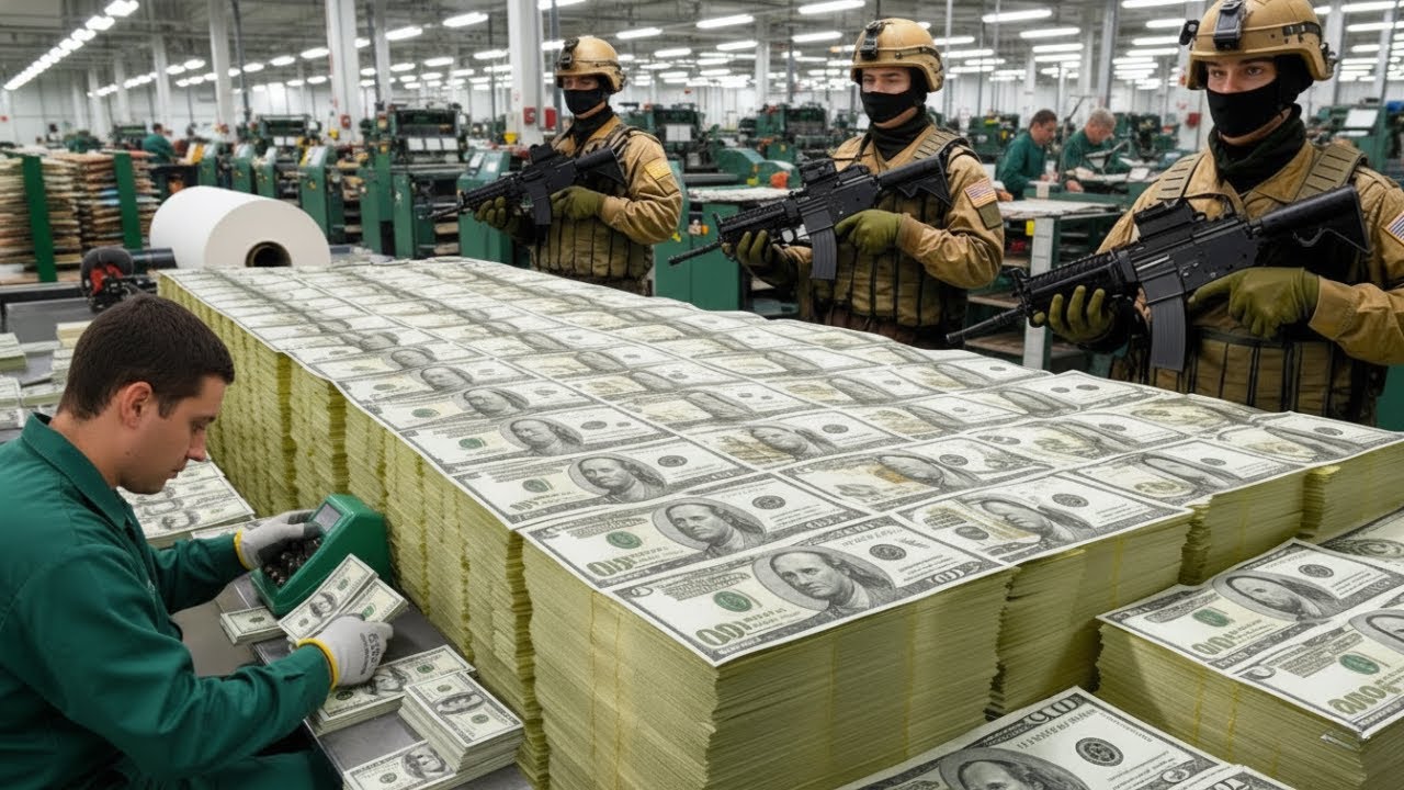 Inside the Dollar Factory: How the World’s Most Secure Currency Is Made (Full Process)