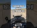 "Honda Transalp 1st Through 3rd Quick-Shift Sprint"