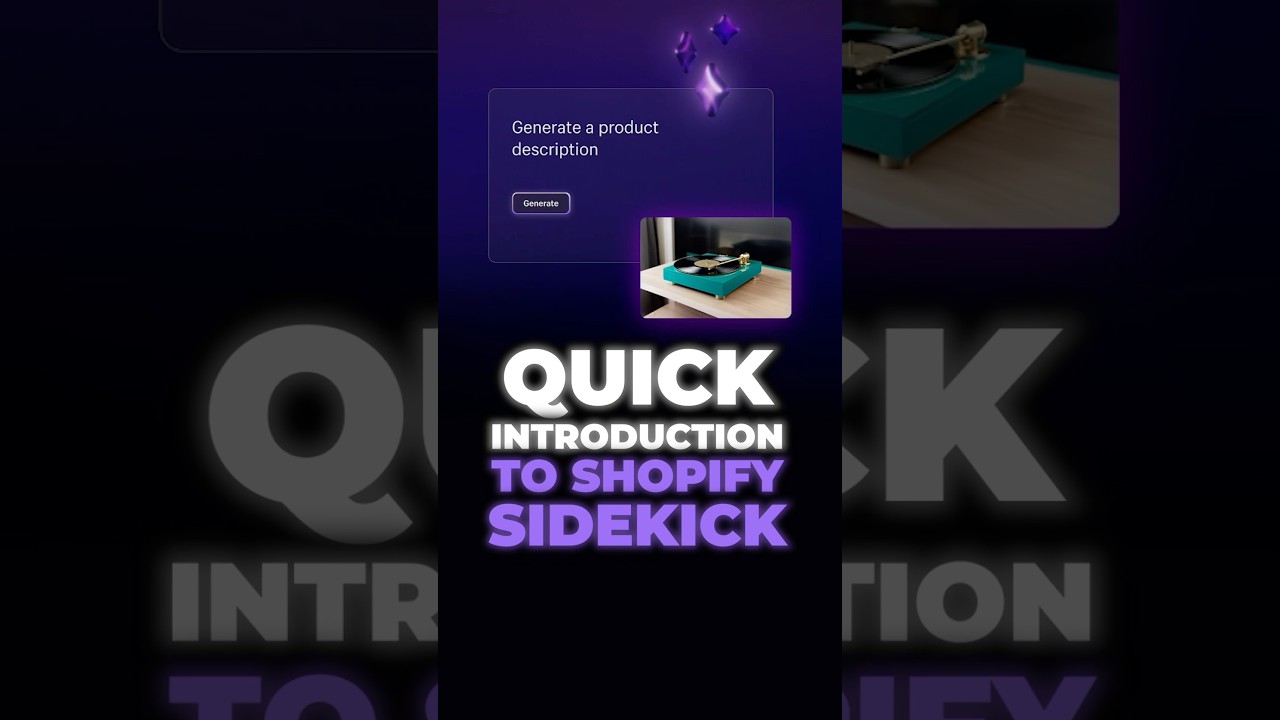 What is Shopify Sidekick?