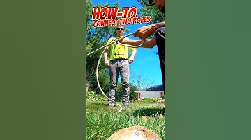 CONNECTING 2 ROPES #TreeClimbing #TreeWork #Rigging #RopeAngles #Pulling #Control #Shorts #fyp