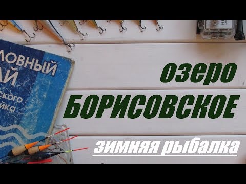 Зимняя рыбалка. Отчет о поездке на озеро Борисовское.