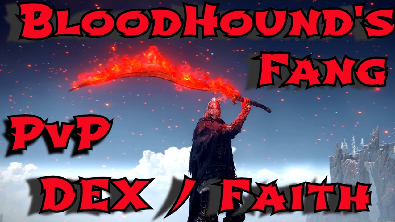 BloodHound's Fang [Elden Ring] PVP-Dexterity/Faith PVP Build - YouTube