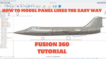 How To Do Panel Lines The Easy Way In Fusion 360