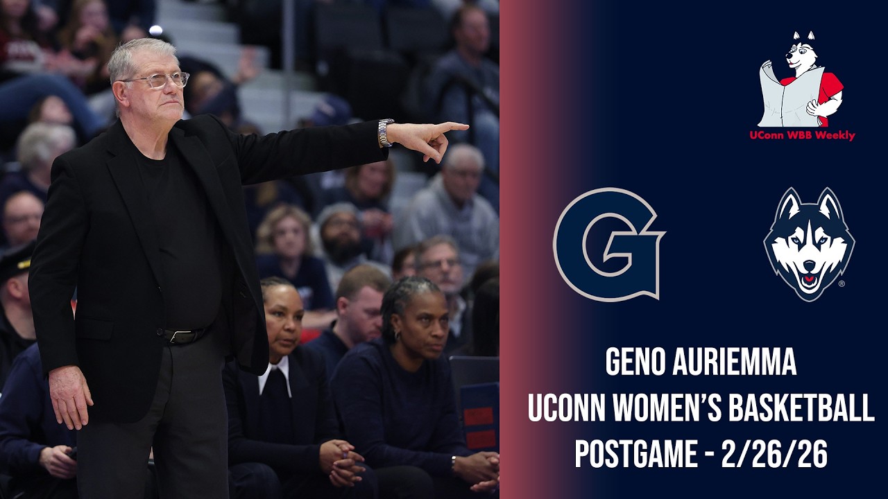 Geno Auriemma: UConn women's basketball postgame press conference (Georgetown) - 2/26/26