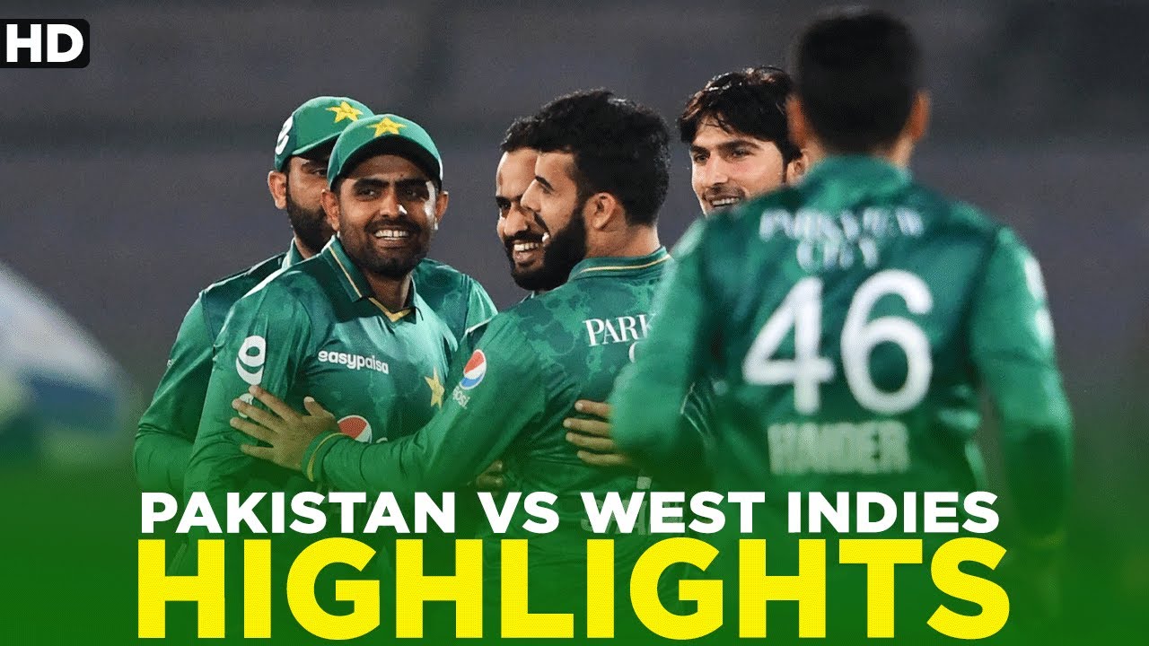 Highlights Pakistan vs West Indies T20I PCB MK1A