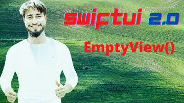 EmptyView in swiftui