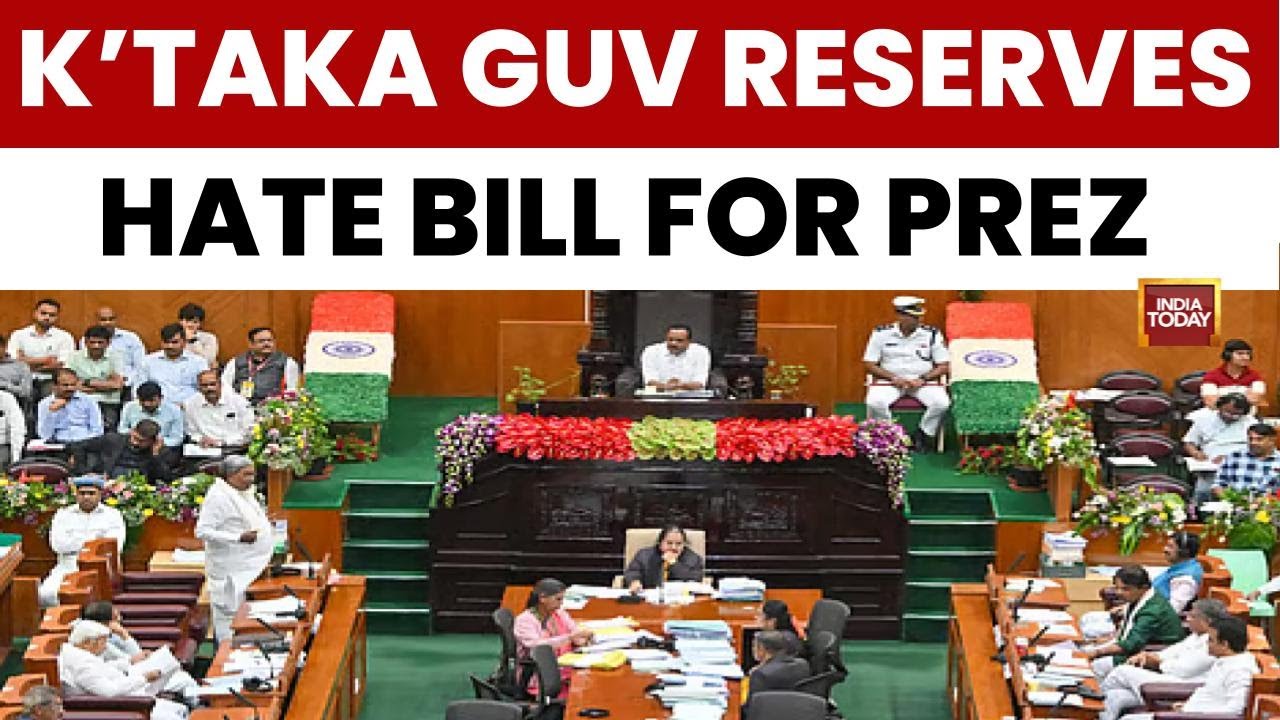 K'taka Hate Speech Bill | Governor Thawar Chand Gehlot Withholds Assent ...