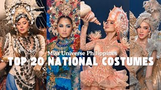 Top 20 Favorites National Costume In Miss Universe Philippines 2026
