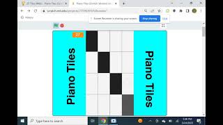 50 Tiles, Touch Web -- Piano Tiles (Scratch) screenshot 2