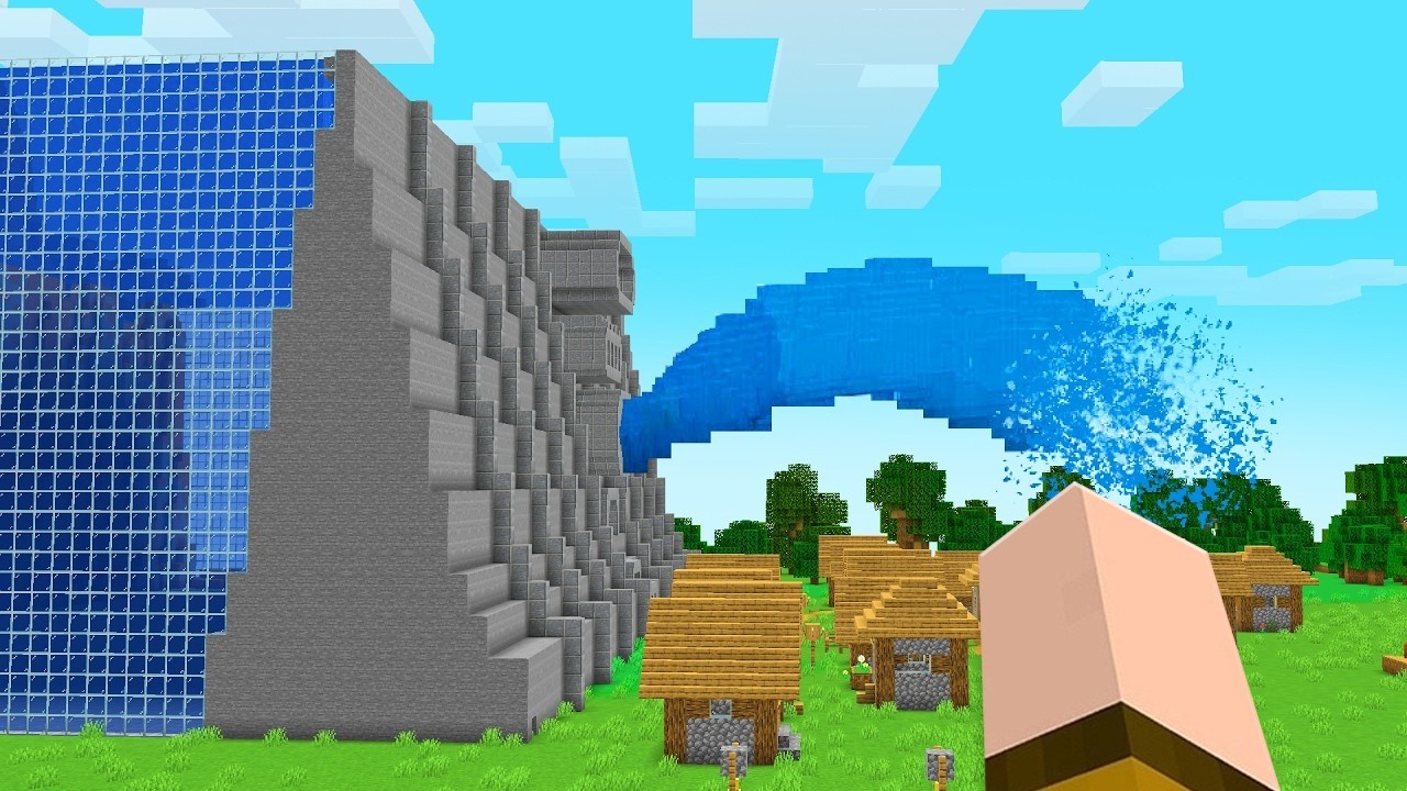 Ich ÜBERFLUTE die GANZE WELT in Minecraft!