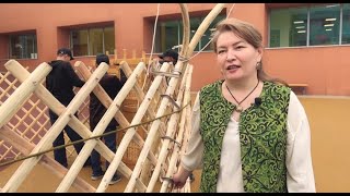 Специалист по сборке юрт в Казахстане -  Назира Шакаева | Одноименный проект