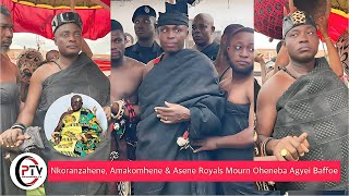 How Nkoranzahene, Amakohene, Antoahene M0urn Ankoneahene Oheneba Agyei Baffoe at Nkoranza