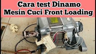 Cara Test Dinamo Motor Mesin Cuci Front Loading Electrolux Ewf-1073