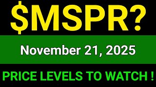 Mspr Stock Msp Recovery, Inc. Mspr Stock Ysis November 21, 2025