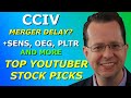 CCIV, SENS, OEG, PLTR - Top YouTuber Stock Picks for Tuesday, January 26, 2021