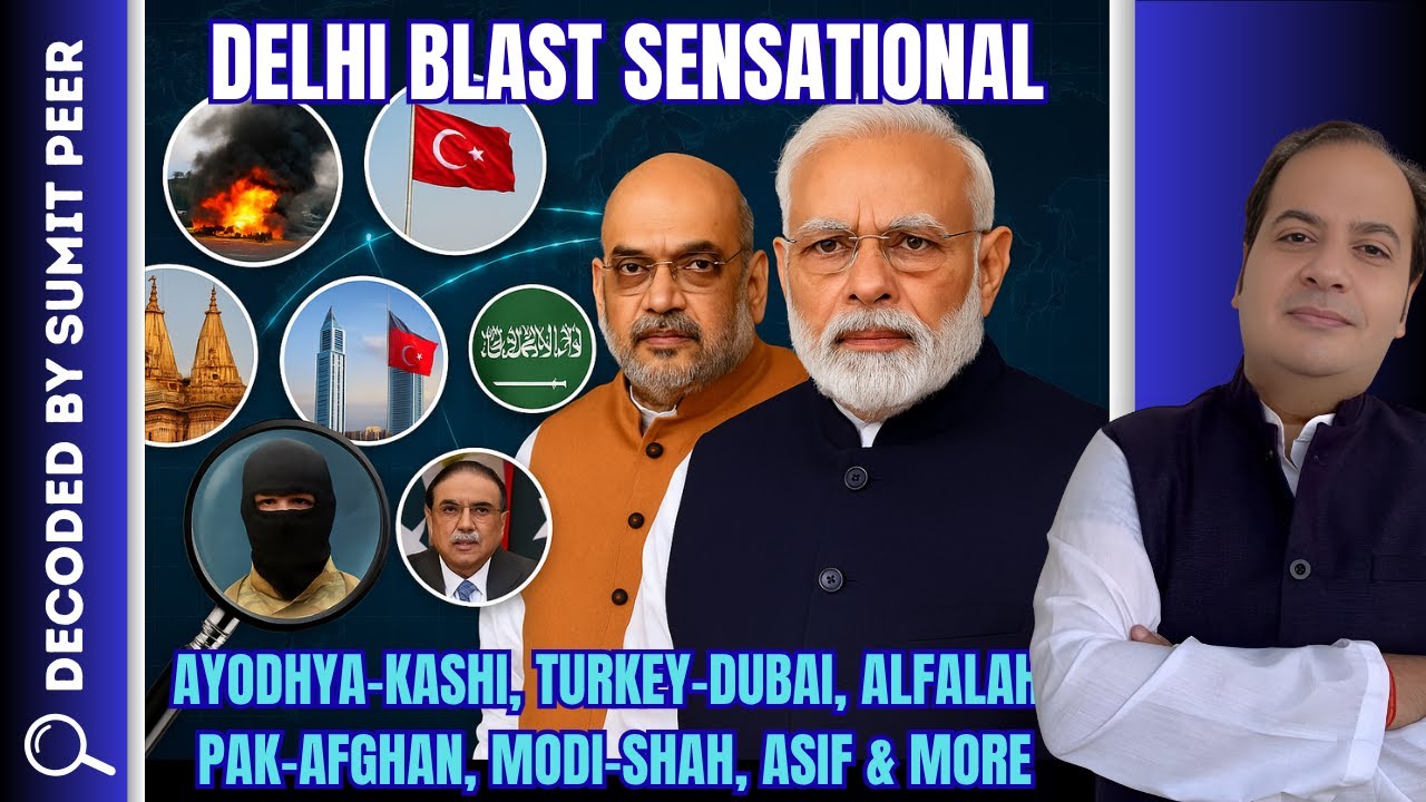 Delhi Blast Sensational: Ayodhya–Kashi, Turkey–Dubai, AlFalah, Pak-Afghan, Modi–Shah, Asif & more