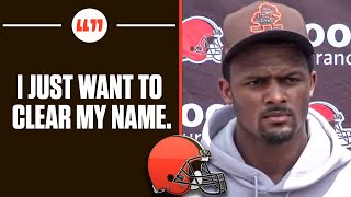 Browns QB Deshaun Watson: “I just want to clear my name. [FULL Press Conference] | CBS Sports HQ