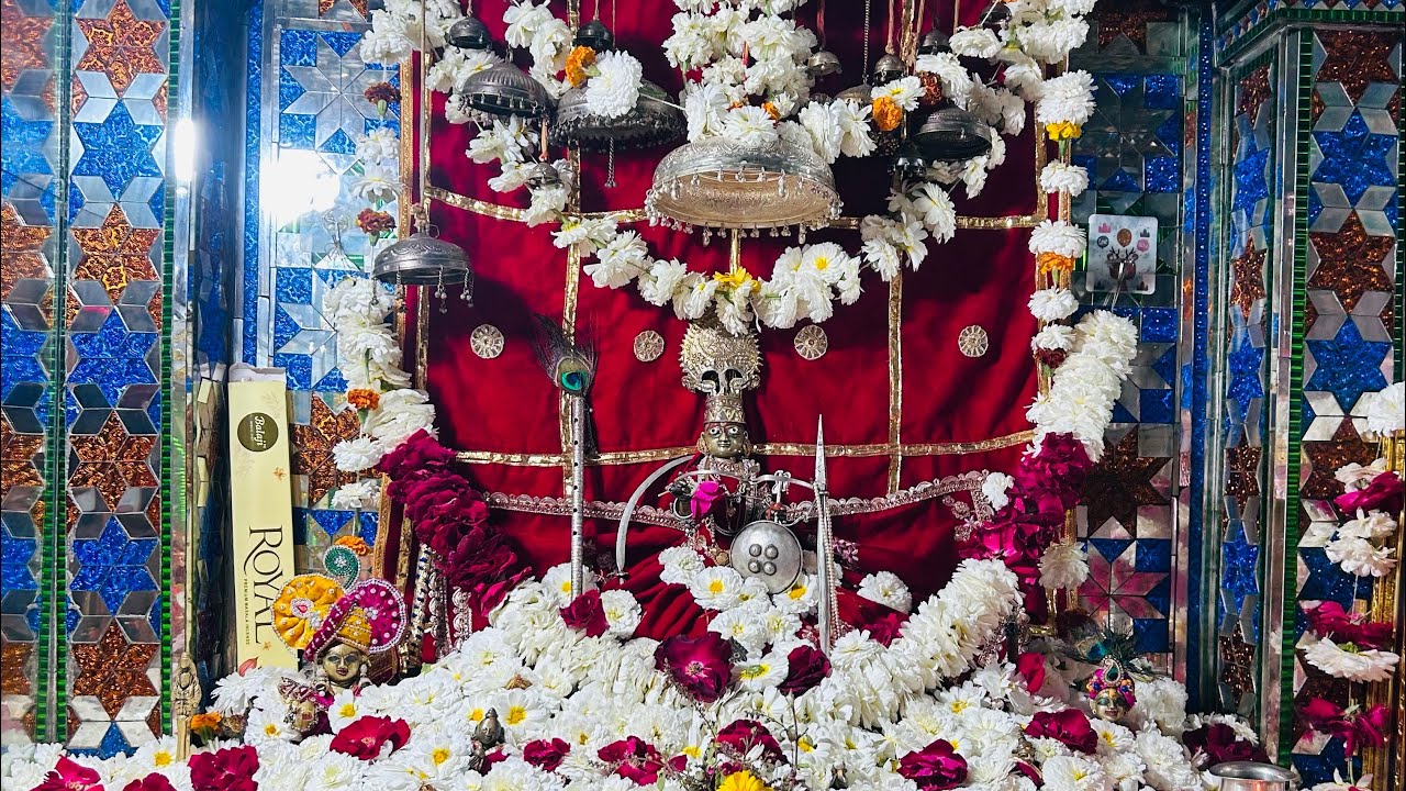 श्री लक्ष्मी नारायण भगवान ठाकुर जी मंदिर ध्वजा दण्ड की स्थापना ओरड़ी डबोक 