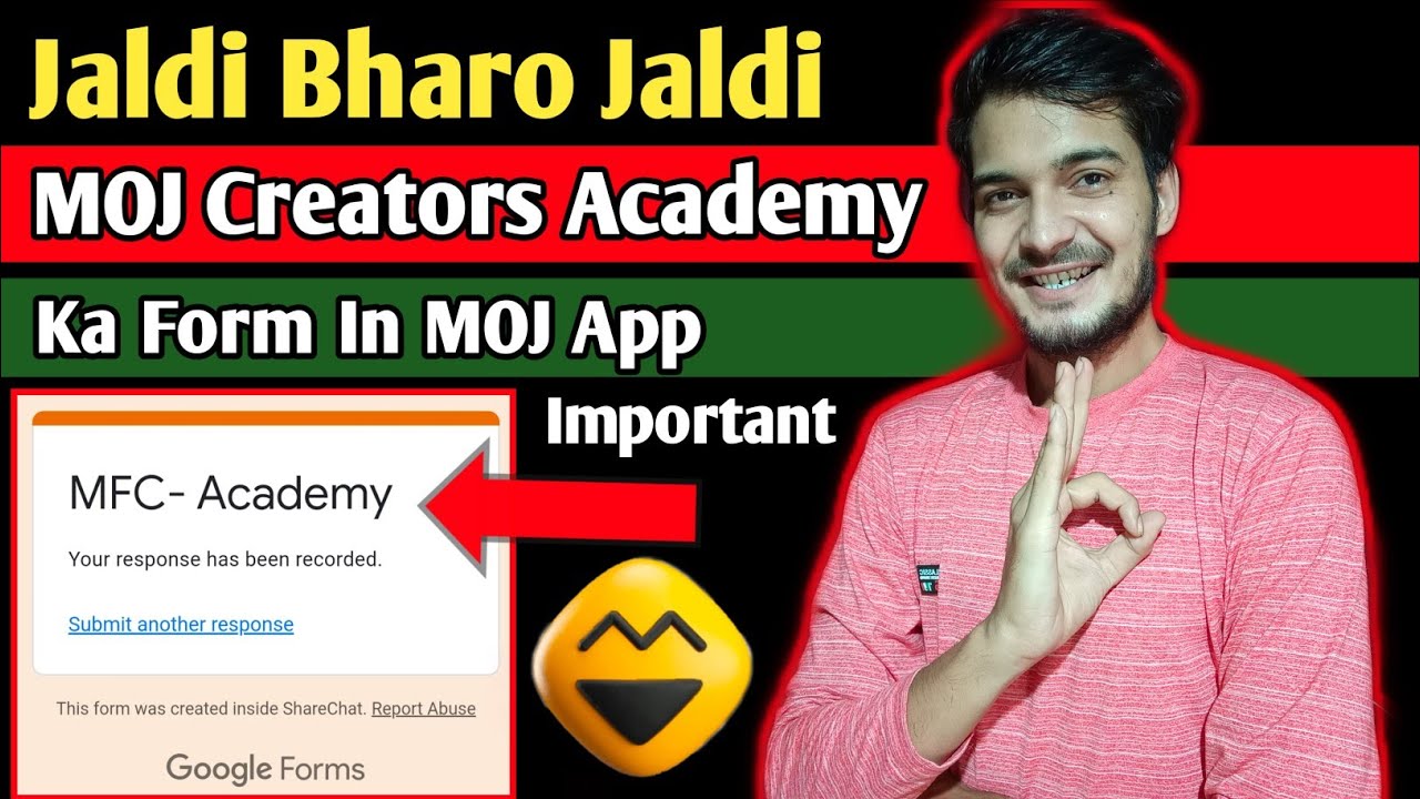 MOJ Creators Academy Ka Form Kaise Bharen | MOJ For Creators Academy Ka Form Kaise Bharen Hindi 2022