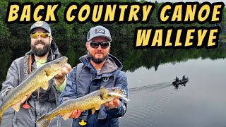 Backcountry Canoe Walleye Fishing Ontario - with @Paddleheads