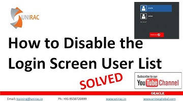 How to disable User List on login screen || How to Disable login screen user list || redhat linux