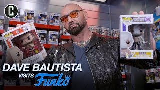 My Spy Star Dave Bautista Pitches Drax & Mantis Team-Up Movie at Funko Store - YouTube