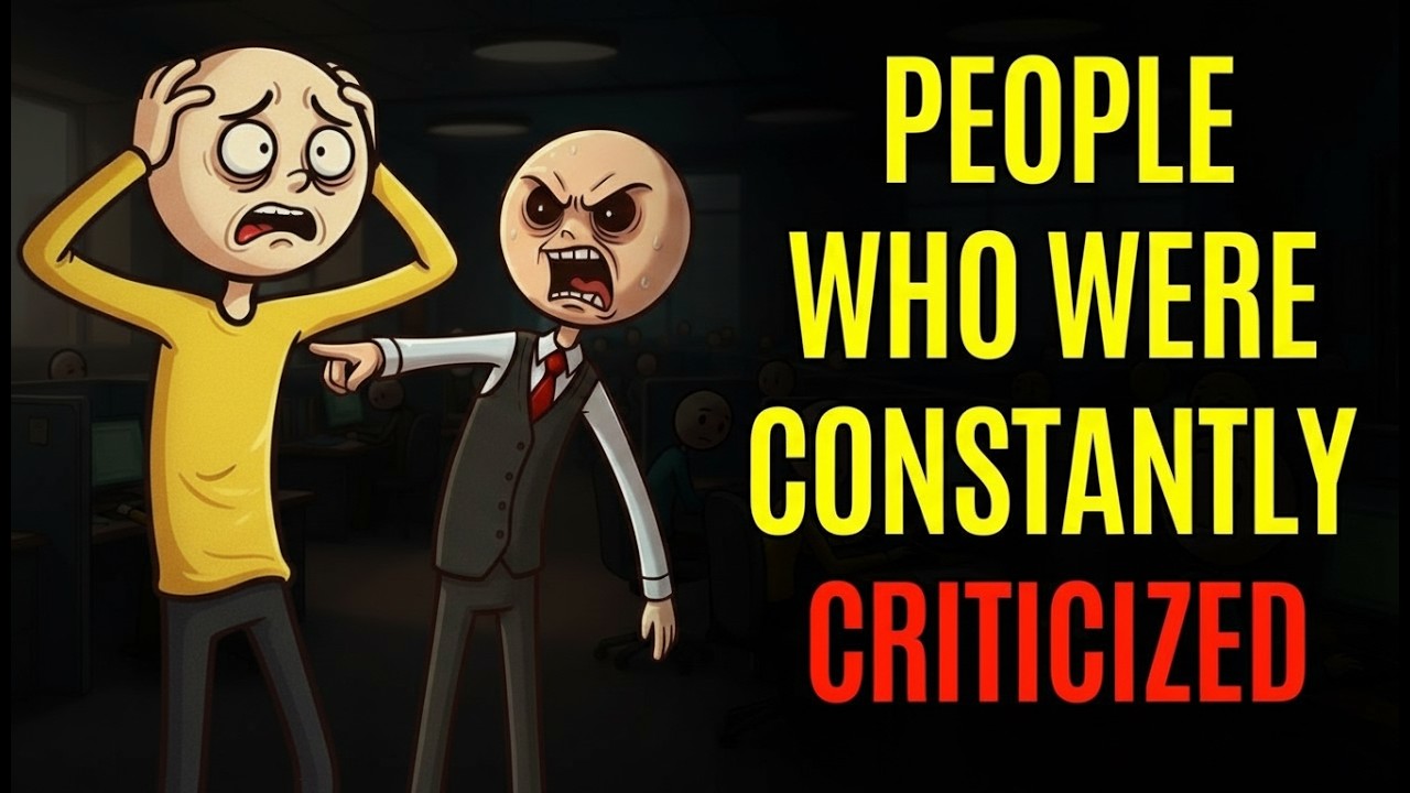 THE PSYCHOLOGY OF PEOPLE WHO WERE CONSTANTLY CRITICIZED | HOW VERBAL ABUSE  | THE RAW PSYCHOLOGY |