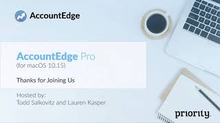 AccountEdge Pro (for macOS 10.15 and higher) - A Live Webinar