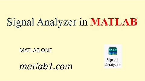 Signal Analyzer in MATLAB