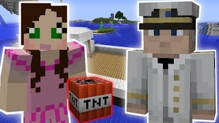 Minecraft: THE CAPTAIN'S BOAT EXPLOSION MISSION - Custom Mod Challenge [S8E1]