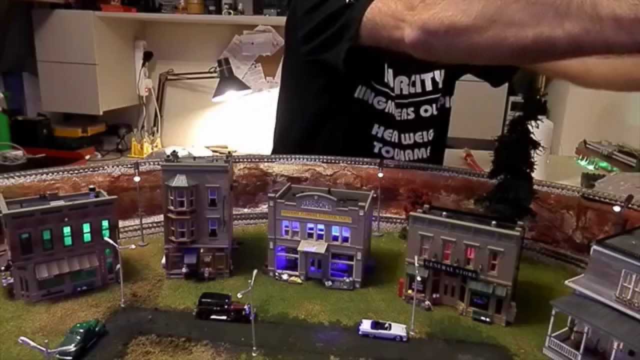 HO scale track ballast stone construction YouTube