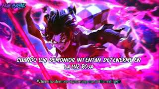 Eredaze - No Red Lights - [Sub español + Lyrics] (tanjiro on fire)