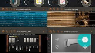 Apps Softdrummer iFretlessBass VB3m PurePiano iFretlessSax HQ (iPad5 - Zé Osório) screenshot 5