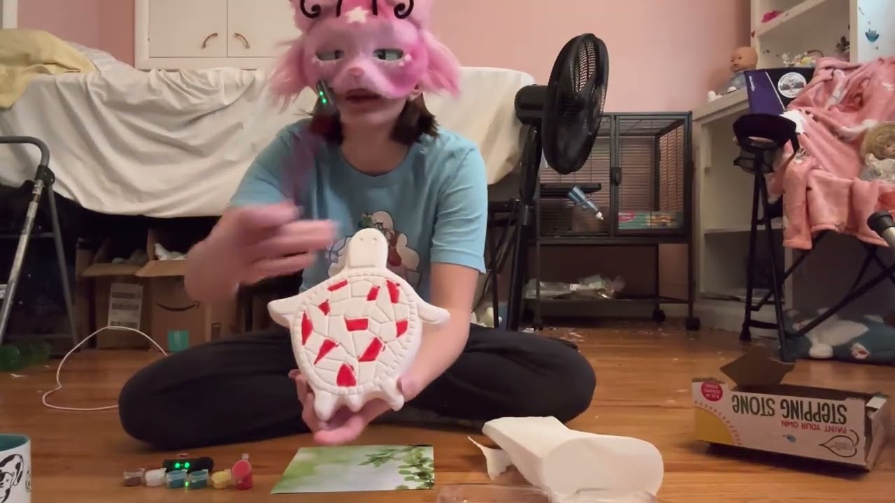 Painting a stepping stone pt 1