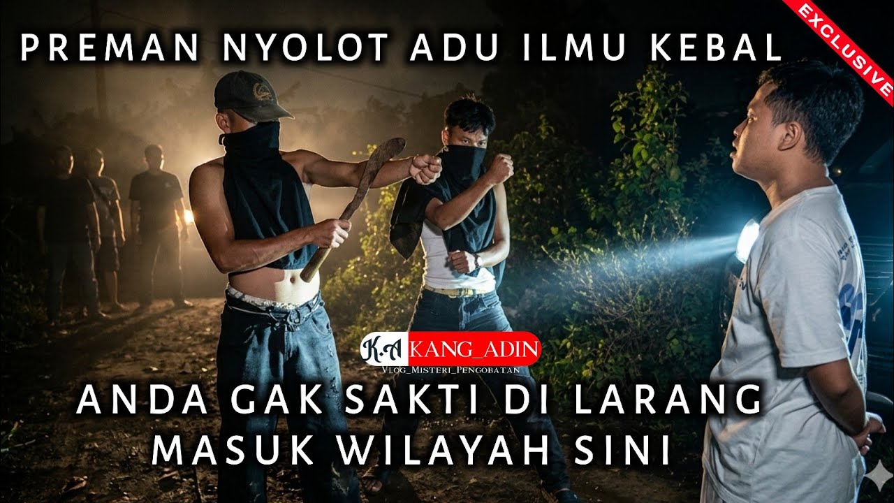 Aslii Boss Preman !!! Warga tidak berani mendekat Preman adu ilmu Rawa Rontek 