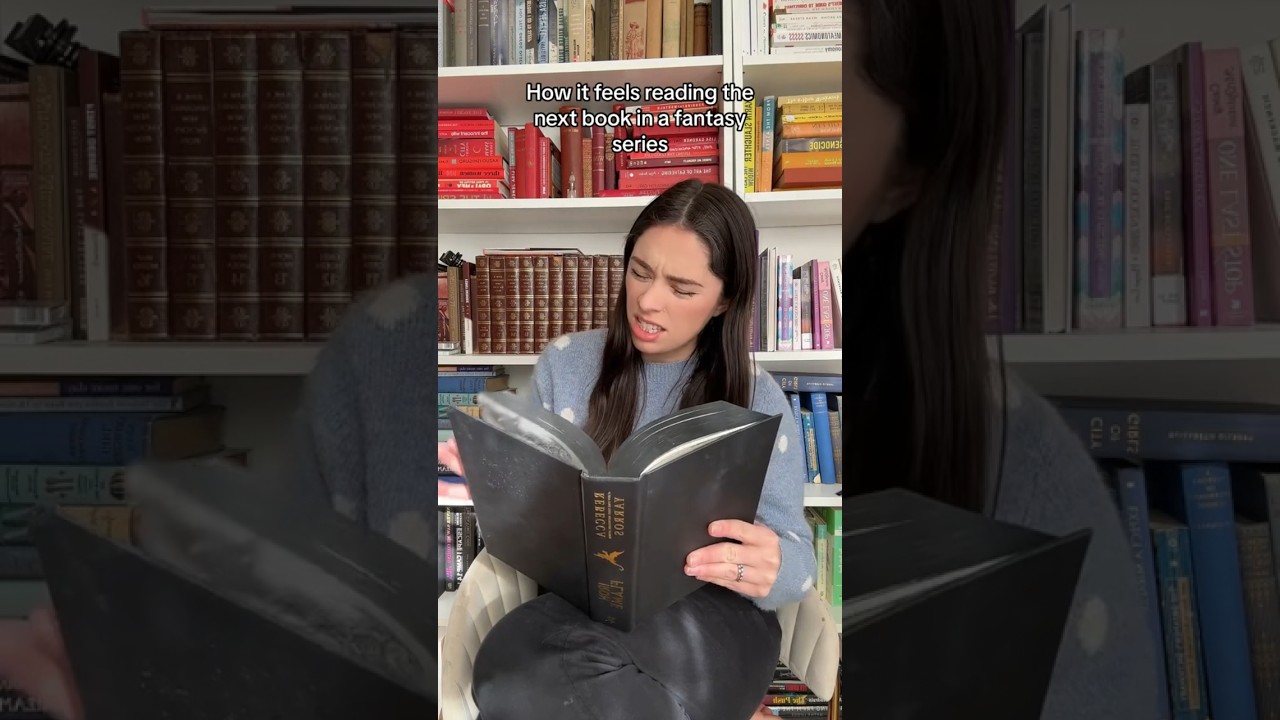 How it feels reading the next book in a fantasy series… 😂📚 