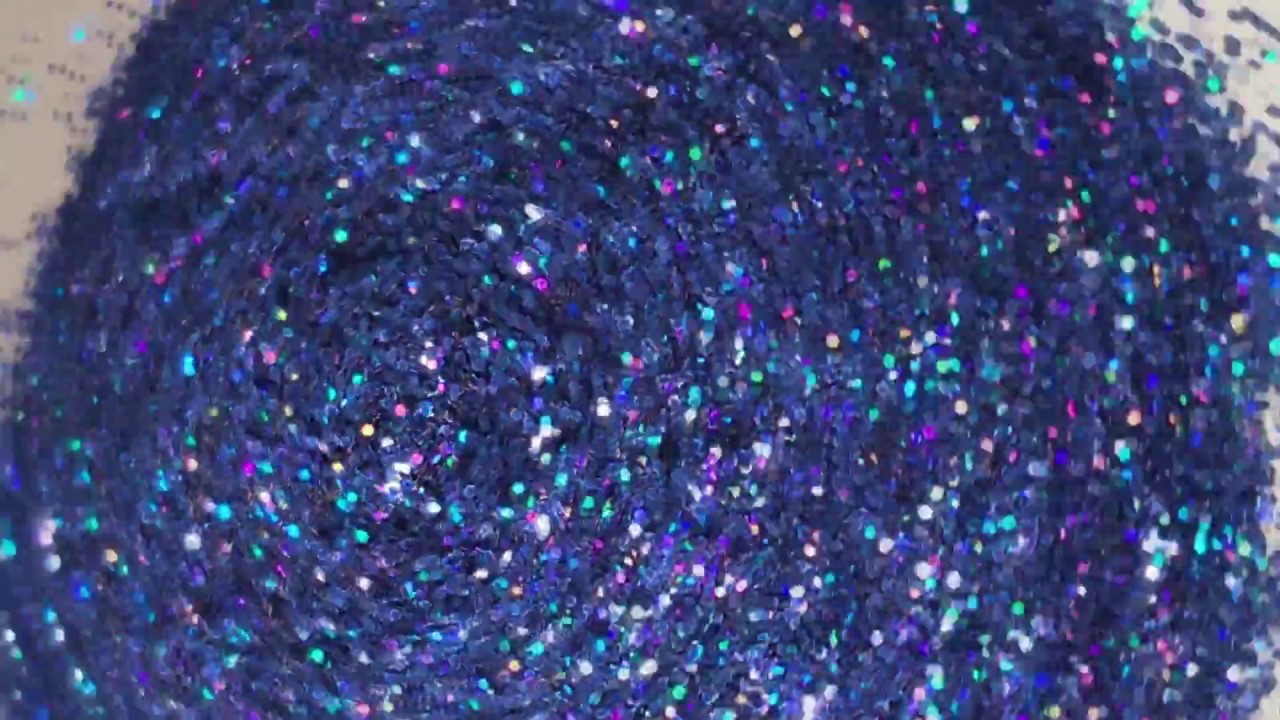 Polyflake Glitter Hologram Blue Danube