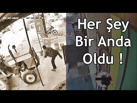 Traktörde dikkat etmek gerek. İbretlik traktör kazaları videomuzda.