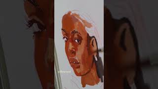 How i paint portraits in gouache
