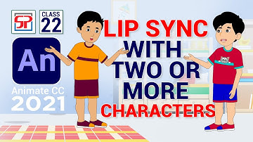 Adobe Animate CC 2021: How to Lip SYNC with Two or More Character | 2D Animation | Hindi Tutorial